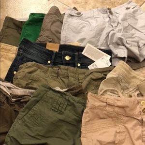 Lot of 11 pairs of shorts. GUC